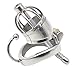 Stainless Steel Male Small Chastity Cage urethral Sound Base Arc Ring Devices CD124-2 (cage with 45mm Ring)