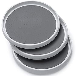 Rarapop 3 Pack Non Skid Lazy Susan Turntable