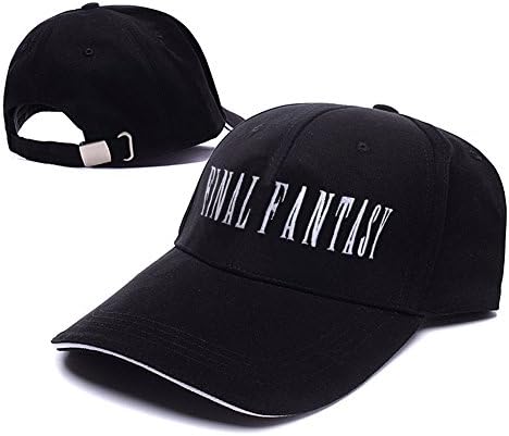 JIUWEI Final Fantasy Wordmark Logo Adjustable Baseball Caps Unisex Snapback Embroidery Hats