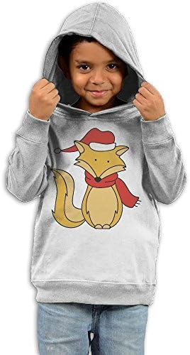 Little Kid Christmas Fox Comfortable Shirt Pullover Hood Black
