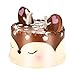 CSSD Kawaii Jumbo {Cartoon Deer Cake} {Squishy} {Slow Risin} {Cream Scented} Stress Reliever Toys (Brown)