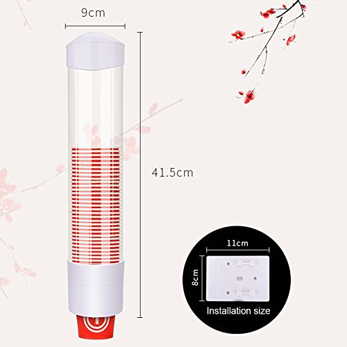 image for Onner Water Cup Dispenser, Anti Dust Self Adhesive Plastic Pull-Type P