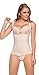 Ann Chery Corset Waist Trainer for Women’s Weight Loss - Colombian Waist Cincher With Straps - 3 Hook Vest Body Shaper Beige