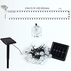 Grand patio Solar String Lights Outdoor, 30 LED