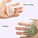 C-pop Clear Putty Slime, Soft Crystal Slime Stress Relief Toy for Kids and Adults (Transparent)