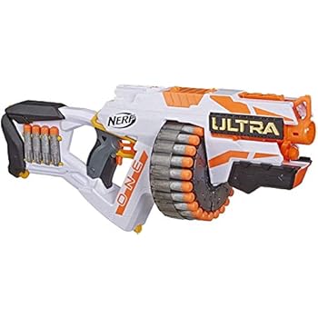 NERF Ultra One Motorized Blaster -- 25 Ultra Darts -- Farthest Flying Darts Ever -- Compatible Only Ultra One Darts