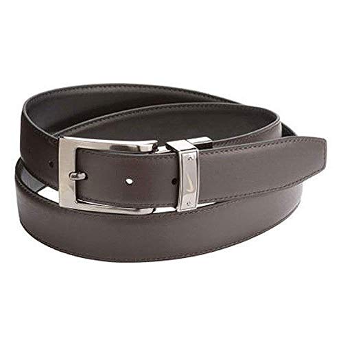 Nike Swoosh Laser Loop Reversible Golf Belt 2016 Black/Brown 40 in