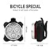 WitMoving LED Bike Lights USB Rechargeable Bicycle Lights Bright Front and Rear Bike Light Set, 650mah Lithium Battery, Water Resistant, Easy to Install, 4 Light Mode Options for Road Cycling Safety