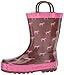Western Chief Unisex-Child Kids Girls' Waterproof Easy-On Printed Rain Boot, 9 US Toddler