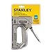 Stanley TR110 Heavy Duty Steel Staple Gun 84 Staple Capacity, Squeeze Trigger And T50 #504 Box of Staples