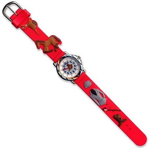 Red English Riding Equestrian Youth Watch
