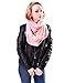 HDE Women's Sheer Infinity Scarf Soft Lightweight Loop Scarf (Peach Pink)