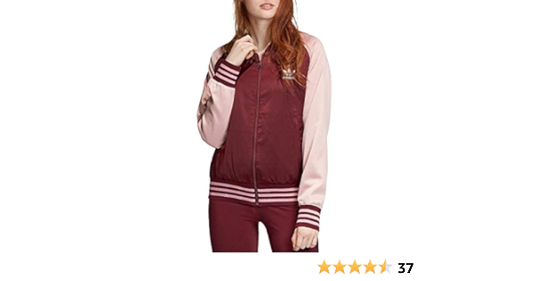 maroon satin bomber jacket
