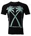 RSKE California Palm Trees Turquoise Mens T Shirt Republic Cali Tee