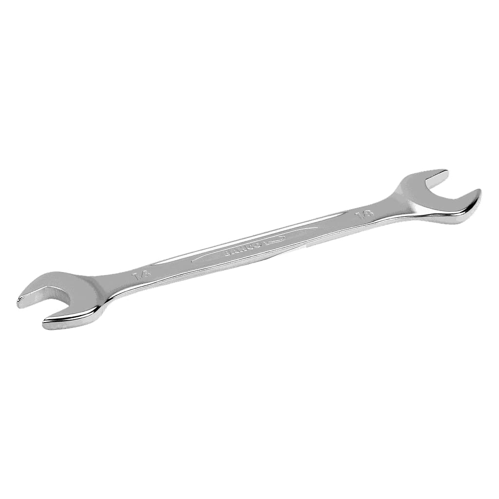 Bahco SB6M-4-5 15 Degree Angled Open-Ended Spanner, Silver, 4 x 5 mm