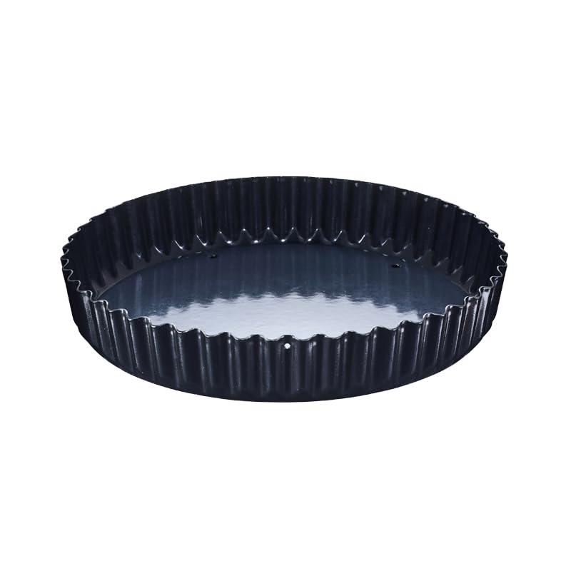 lakeland Diamond Blue Loose Based 20cm Tart & Quiche Tin – Fluted Edge Non-Stick Coating