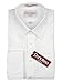 PORTOLANO Boys French Cuff Cufflink White Textured Dress Shirt - 2643