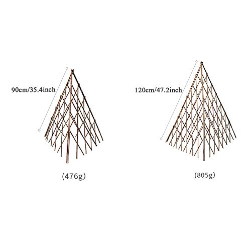 CJSWT Rankgerüst - Rankturm als Rankhilfe - für Kletterpflanzen, Rosen, Efeu und Clematis,Willow Expandable Anlagen… – Bild 3