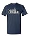City Shirts Mens Winter Is Coming DT Adult T-Shirt Tee (X Large, Navy Blue)