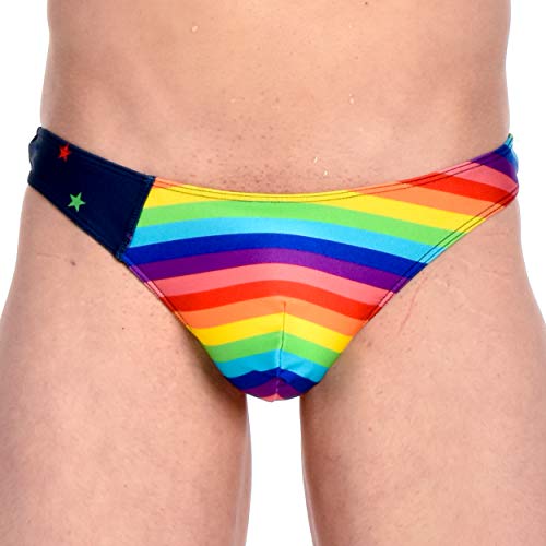 Gary Majdell Sport Herren-Badeanzug Im Tanga-Style – Mit Konturierter Tasche, Schnell Trocknend