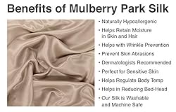 Mulberry Park 100% Pure Cal King Silk Fitted Sheet