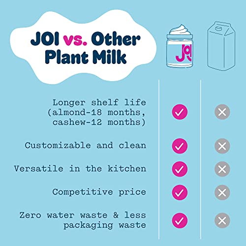 Cashew & Almond Milk Unsweetened Plain Concentrate by JOI 2Pack x 27