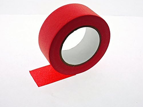 2" in x 60yd USA PRO Grade Professional RED Painters Tape Masking Trim Edge Quick Clean Release Easy Removal NO RESIDUE (48MM x 55M 1.9 inch)