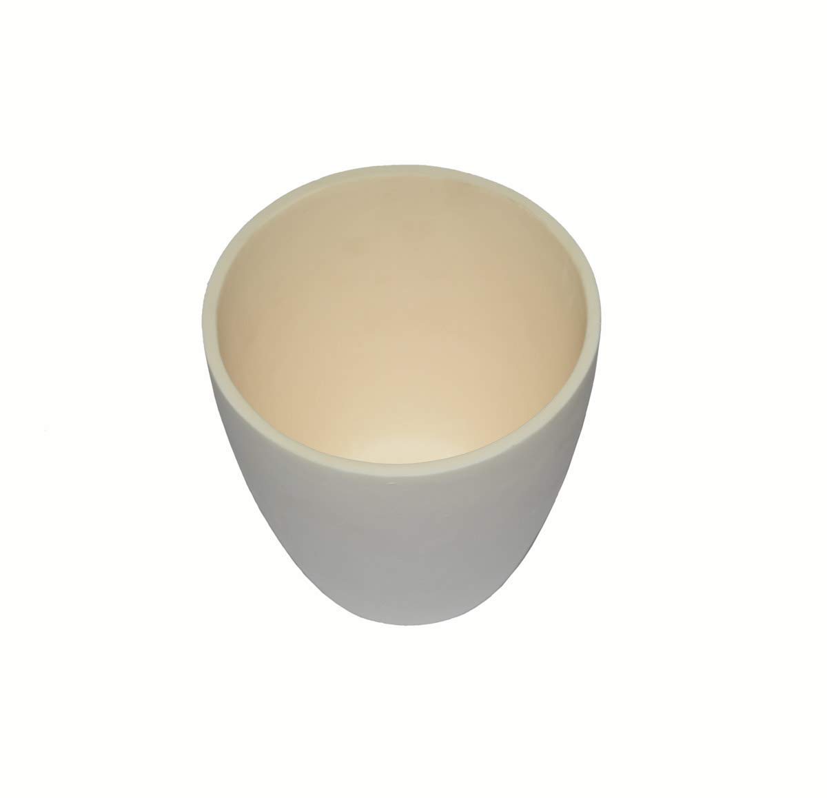 LLF 99.3% Alumina Crucible Al2O3 Aluminum Oxide Assay Alumine Crucible for Lab Laboratory (100ml)