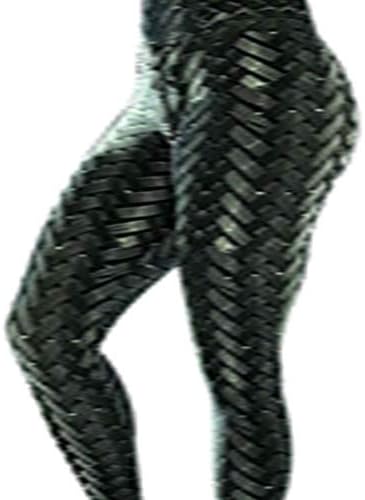 attrasfjwanrw Fitness Yoga Elastic Leggings Pants High Waist Push Up Hip Weave Print for Women