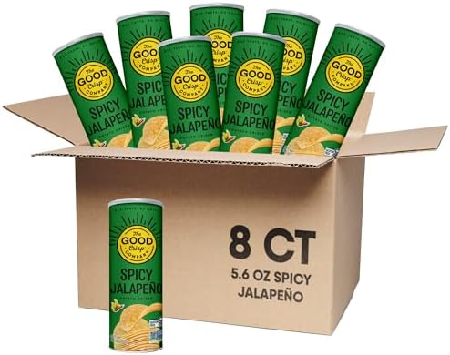 The Good Crisp Company, Spicy Jalapeno, Gluten Free Potato Chips (5.6