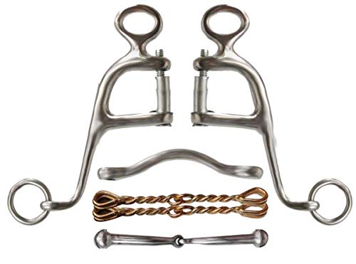 Showman Stainless Steel Walking Horse Bit w/ 6″ Cheeks! New Horse TACK!
