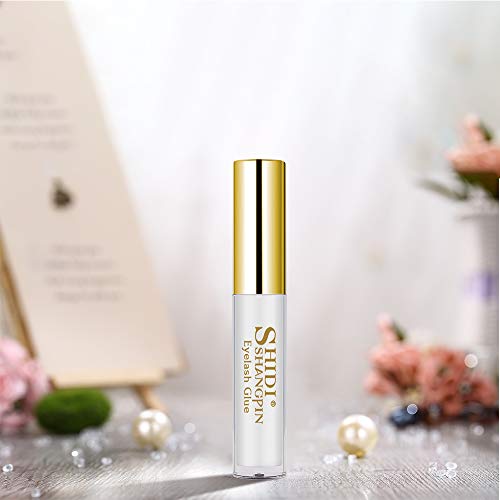 Extra Strong Eyelash Glue, 5ml Professional False Eyelash Adhesive, Semi-Permanent Extensions Supplies - Suitable for Sensitive Eyes (Clear) - Thumbnail 4