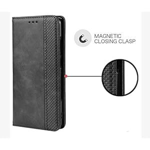 Dedux Portafoglio Custodia Cover Compatibile con Oppo A73 5G, Cover per Biglietti da Visita in Pelle Retro con Chiusura… - immagine 7