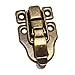 5 PCS Antique Brass Latch Hasps Decorative Bronze Vintage Locks with Screws for Jewelry Case Wooden Boxes Bronze (Height:2-3/8