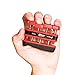 Prohands Gripmaster Hand Exerciser, Finger Exerciser (Hand Grip Strengthener), Spring-Loaded, Finger-Piston System, Isolate and Exercise Each Finger, (7 lb Medium Tension, Red-Gripmaster)