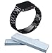 for Apple Watch Band Black 38MM/40MM Stainless Steel Strap Wristband for Replacement iWatch Strap with Comfortable Durable Folding Metal Clasp Classic Buckle Wrist Watch Strap,Updated Version
