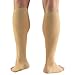 Truform Short Length 20-30 mmHg Compression Stocking for Men and Women, Reduced Length, Open Toe, Beige, X-Large