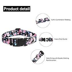 Suredoo Adjustable Dog Collar with Patterns, Ultra