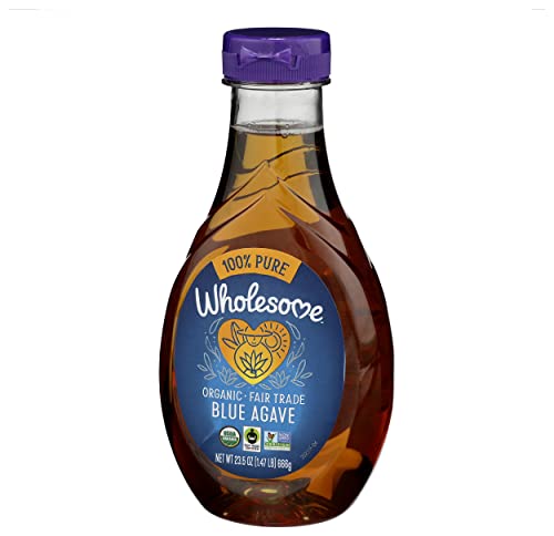WHOLESOME SWEETENERS, ORGANIC LIGHT BLUE AGAVE, 23.5 OZ