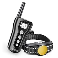 DADYPET Dog Training Collar, Rechargeable Dog Shock Collar for Dogs Waterproof Bark Collar 1000ft Remote with 3 Training Modes Beep/Vibration/Shock