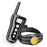 DADYPET Dog Training Collar,2018 Upgraded Dog Shock Collar E Collar for Dogs Waterproof Bark Collar 1000ft Remote with 3 Training Modes Beep/Vibration/Shock