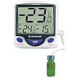 Digi-Sense Calibrated Jumbo Fridge/Freezer Digital Thermometer, Bottle Probe