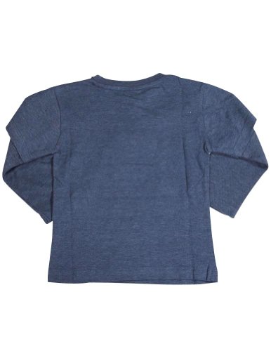 Mish - Baby Boys Long Sleeve Top, Heathered Black 34504-12Months