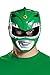 Disguise Mighty Morphin Green Ranger Vacuform Adult Mask-