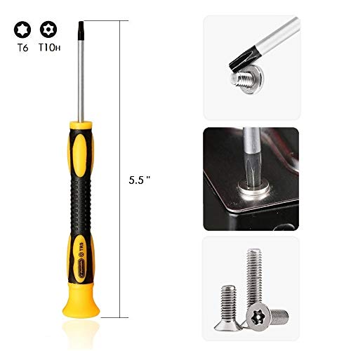 Precision Triwing Screwdriver Compatible With Nintendo, 3.8mm and 4.5mm Security Screwdriver Full Torx Screwdriver Game Bit Tool Set For Nintendo Switch/Nintendo Wii/DS Lite/GBA, Xbox - Thumbnail 3