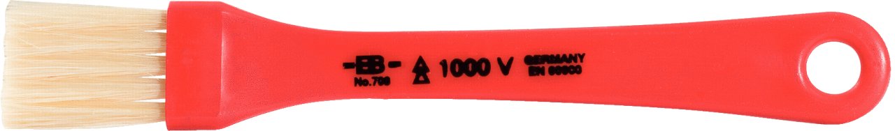 KS Tools 117.1645 Insulated dusting brush, straight, 180mm