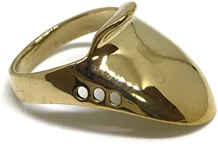 Archery Thumb Finger - Traditional Brass Wrist Archery Thumb Ring - Finger Guard For Hunting Target Recurve Bow