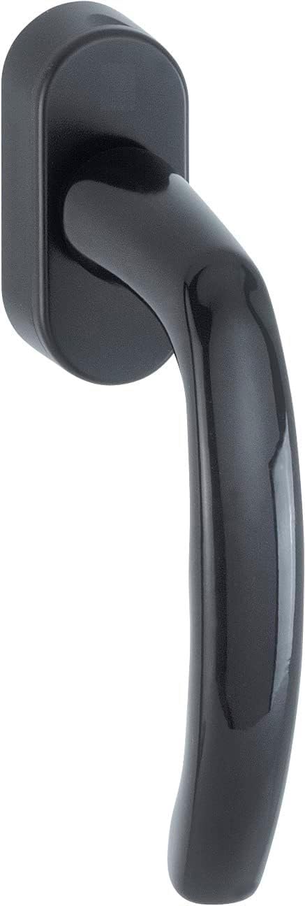 bricoleva.it Black Window Handle with 360 Degree Opening – Handle for Window Door – Black Window Handle