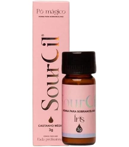 Henna Sourcil Premium - Castanho Escuro 3g : Amazon.com.br: Beleza