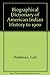 Biographical Dictionary of American Indian History to 1900 by